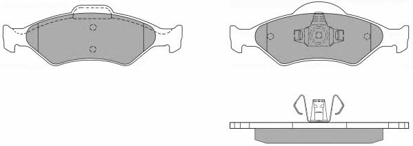 Fremax FBP-1158 Brake Pad Set, disc brake FBP1158