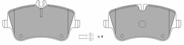 Fremax FBP-1181 Brake Pad Set, disc brake FBP1181