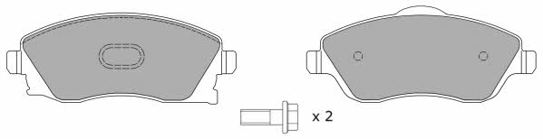 Fremax FBP-1208 Brake Pad Set, disc brake FBP1208