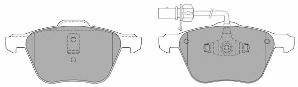 Fremax FBP-1257 Brake Pad Set, disc brake FBP1257