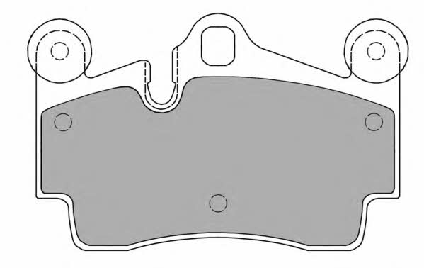 Fremax FBP-1359 Brake Pad Set, disc brake FBP1359