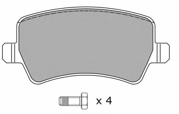 Fremax FBP-1497 Brake Pad Set, disc brake FBP1497