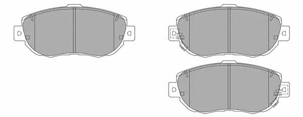 Fremax FBP-1597 Brake Pad Set, disc brake FBP1597