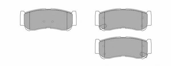 Fremax FBP-1634 Brake Pad Set, disc brake FBP1634