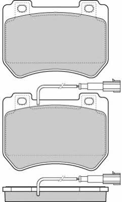 Fremax FBP-1671 Brake Pad Set, disc brake FBP1671