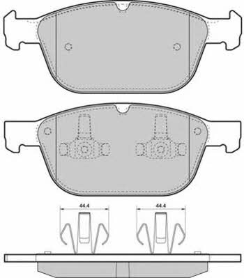Fremax FBP-1678 Brake Pad Set, disc brake FBP1678