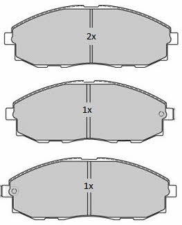 Fremax FBP-1758 Brake Pad Set, disc brake FBP1758