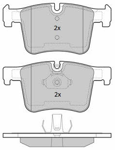 Fremax FBP-1857 Brake Pad Set, disc brake FBP1857