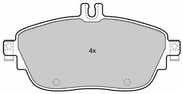 Fremax FBP-1880 Brake Pad Set, disc brake FBP1880
