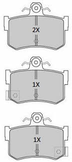 Fremax FBP-1910 Brake Pad Set, disc brake FBP1910