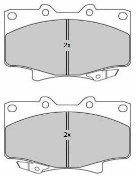 Fremax FBP-1753 Brake Pad Set, disc brake FBP1753