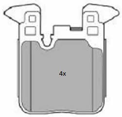 Fremax FBP-1888 Brake Pad Set, disc brake FBP1888