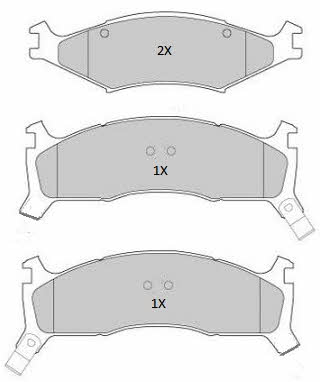 Fremax FBP-1759 Brake Pad Set, disc brake FBP1759