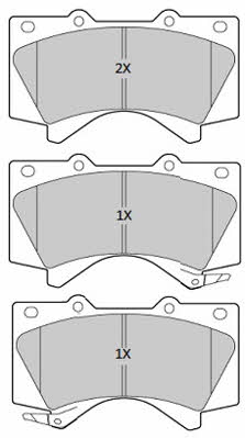 Fremax FBP-1817 Brake Pad Set, disc brake FBP1817