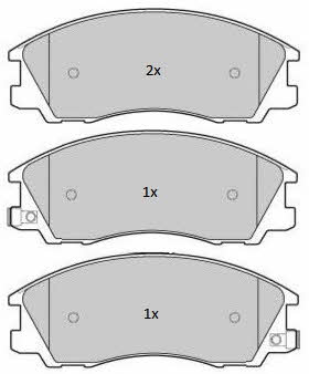 Fremax FBP-1787 Brake Pad Set, disc brake FBP1787