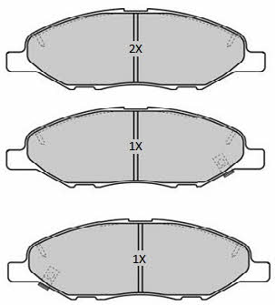 Fremax FBP-1884 Brake Pad Set, disc brake FBP1884
