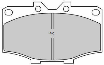 Fremax FBP-1749 Brake Pad Set, disc brake FBP1749