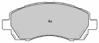 Fremax FBP-1779 Brake Pad Set, disc brake FBP1779