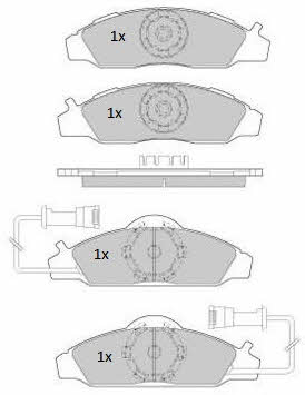 Fremax FBP-1757 Brake Pad Set, disc brake FBP1757
