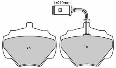 Fremax FBP-1751 Brake Pad Set, disc brake FBP1751