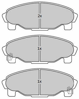 Fremax FBP-1780 Brake Pad Set, disc brake FBP1780