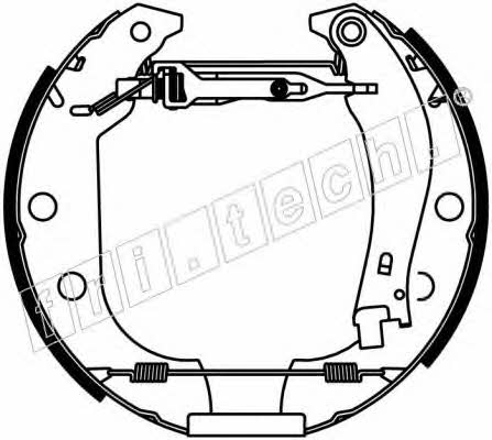 Fri.tech 16151 Brake shoe set 16151