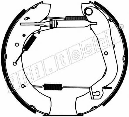 Fri.tech 16241 Brake shoe set 16241