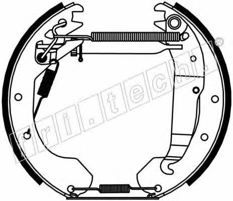 Fri.tech 16246 Brake shoe set 16246