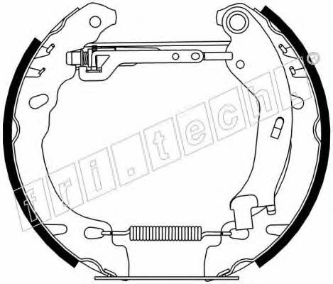 Fri.tech 16278 Brake shoe set 16278