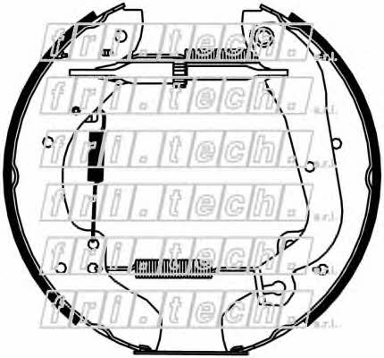 Fri.tech 16403 Brake shoe set 16403