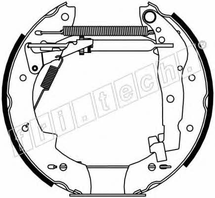 Fri.tech 16028 Brake shoe set 16028