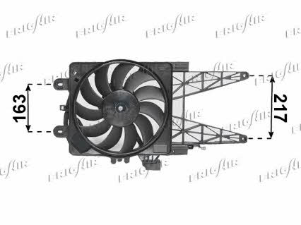 Frig air 0504.2033 Hub, engine cooling fan wheel 05042033