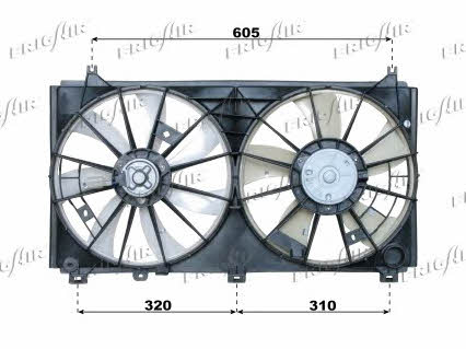 Frig air 0515.2503 Hub, engine cooling fan wheel 05152503