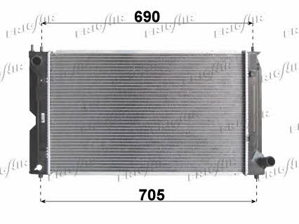 Frig air 0115.3143 Radiator, engine cooling 01153143