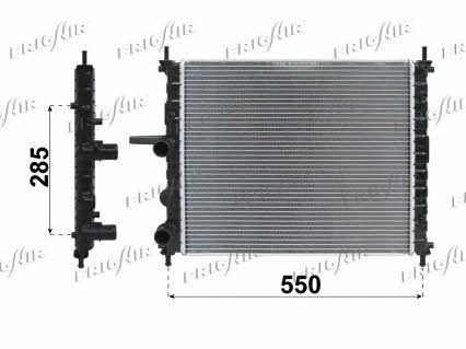 Frig air 0104.3088 Radiator, engine cooling 01043088