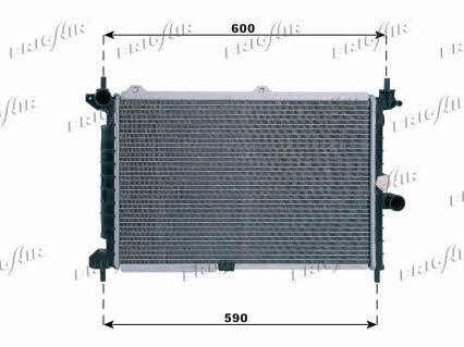 Frig air 0107.3001 Radiator, engine cooling 01073001