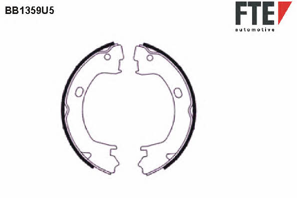 FTE BB1359U5 Parking brake shoes BB1359U5