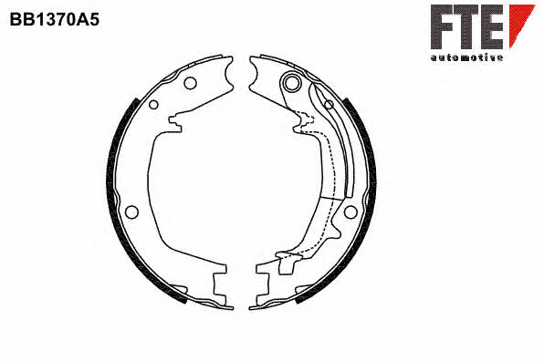 FTE BB1370A5 Parking brake shoes BB1370A5