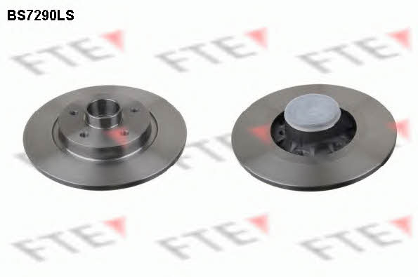 FTE BS7290LS Rear brake disc, non-ventilated BS7290LS