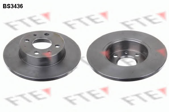FTE BS3436 Unventilated front brake disc BS3436