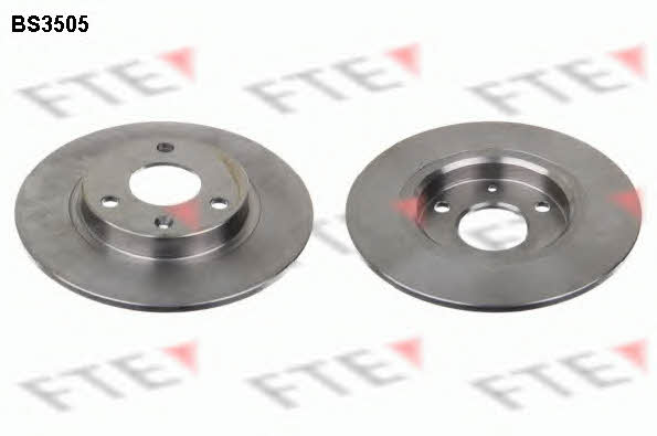 FTE BS3505 Unventilated front brake disc BS3505