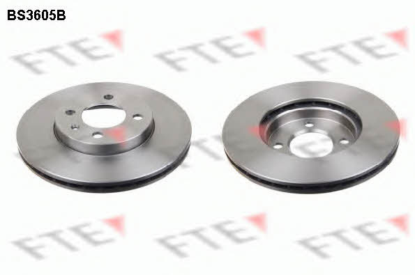 FTE BS3605B Front brake disc ventilated BS3605B