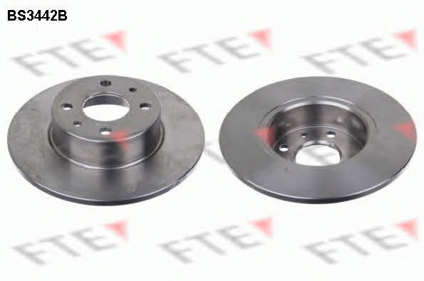 FTE BS3442B Rear brake disc, non-ventilated BS3442B