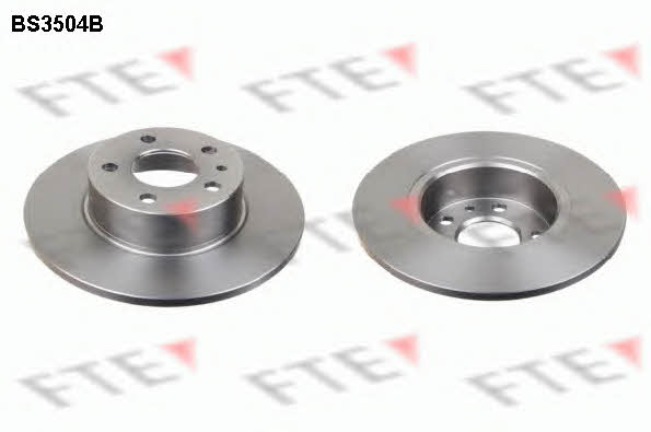 FTE BS3504B Rear brake disc, non-ventilated BS3504B