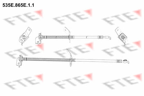 FTE 535E.865E.1.1 Brake Hose 535E865E11