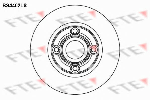 FTE BS4402LS Brake disc BS4402LS