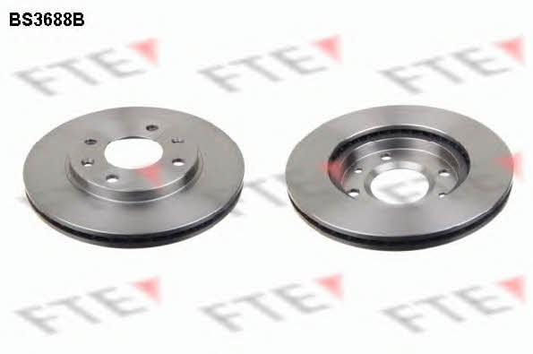 FTE BS3688B Front brake disc ventilated BS3688B