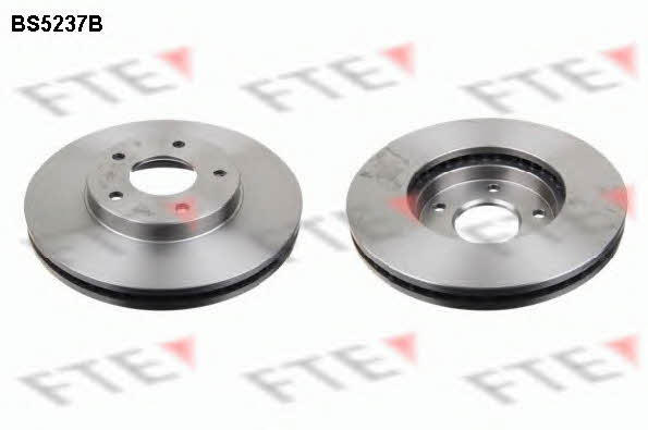 FTE BS5237B Front brake disc ventilated BS5237B