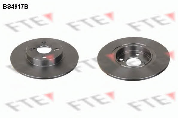 FTE BS4917B Rear brake disc, non-ventilated BS4917B