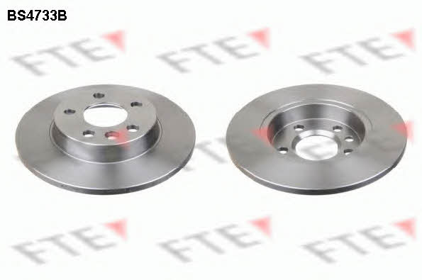 FTE BS4733B Rear brake disc, non-ventilated BS4733B
